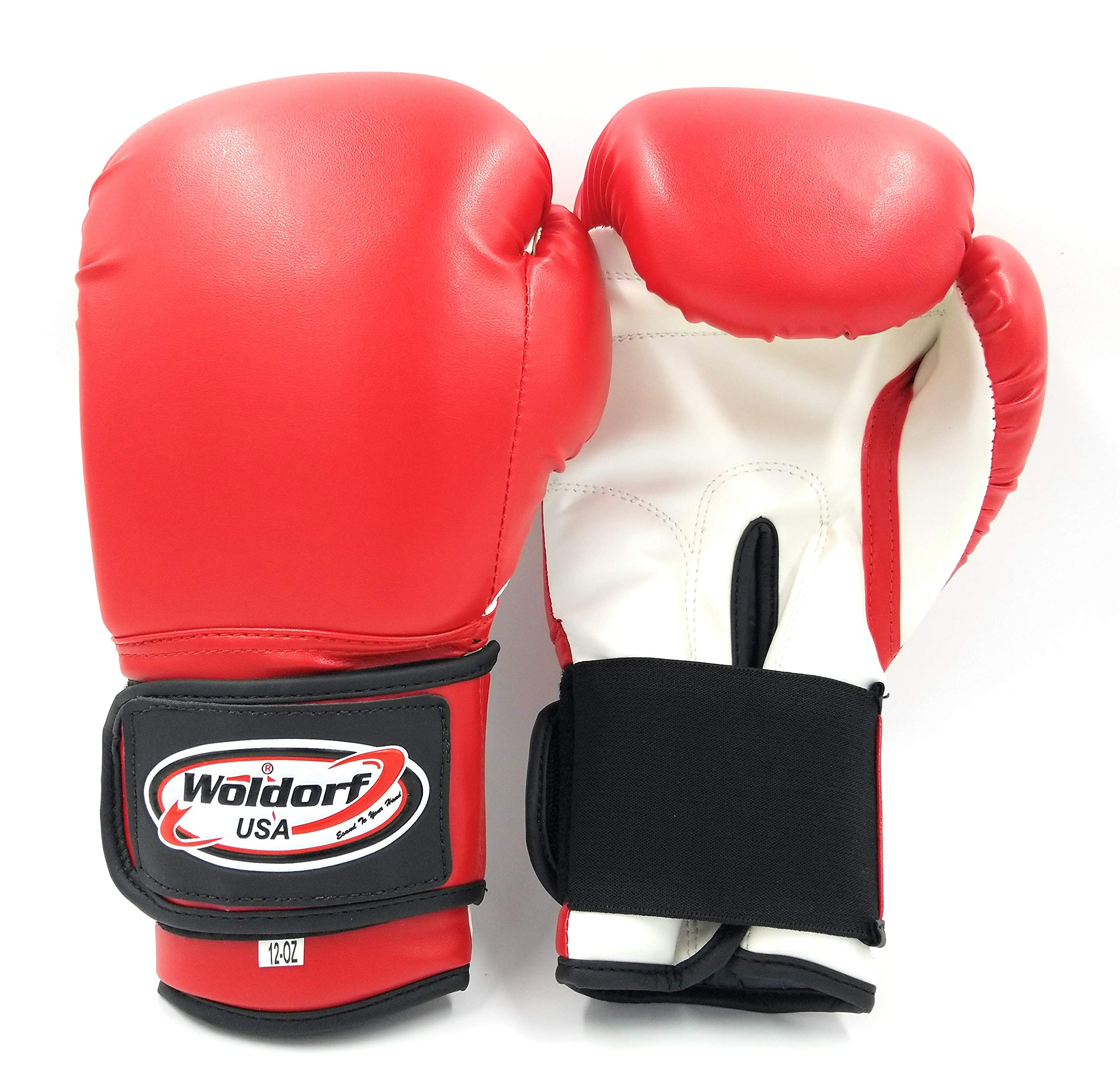 Woldorfレザーでボクシンググローブレッド16oz Amazon.co.jp